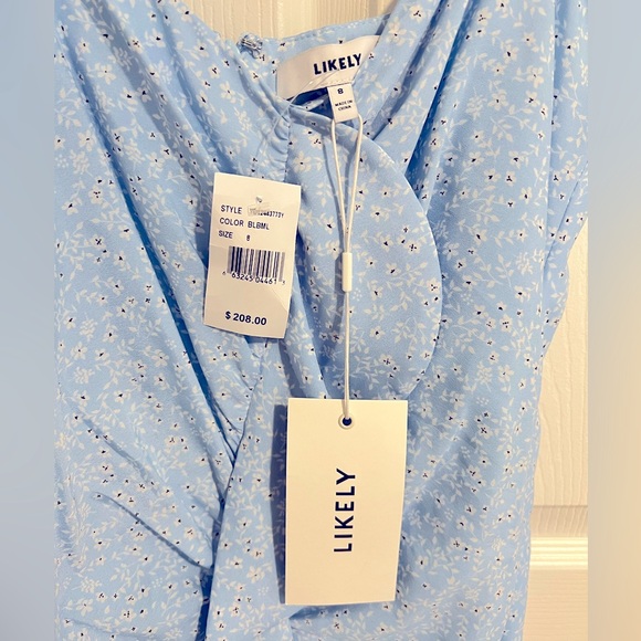 NWT Likely ruffle dress size 8 - Picture 7 of 13